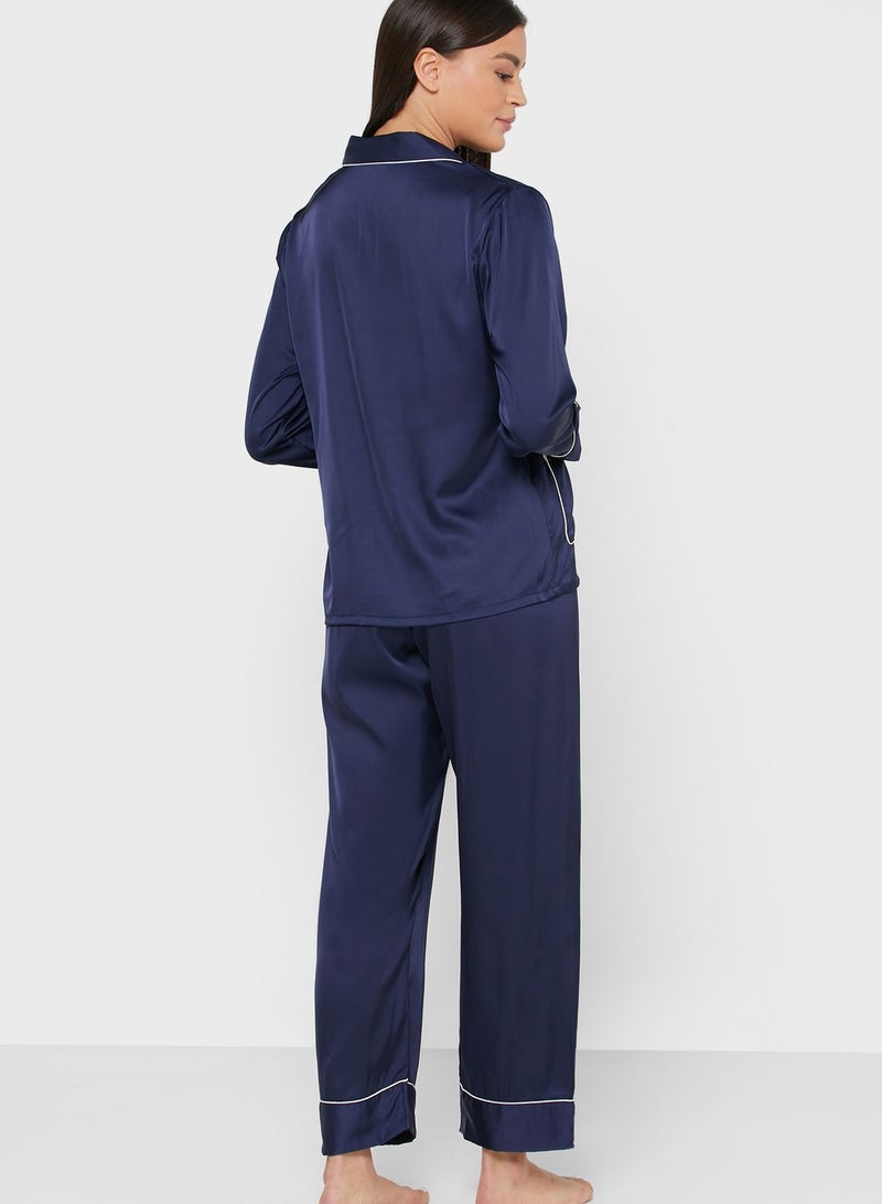 ELLA Satin Pyjama Set - Image 2