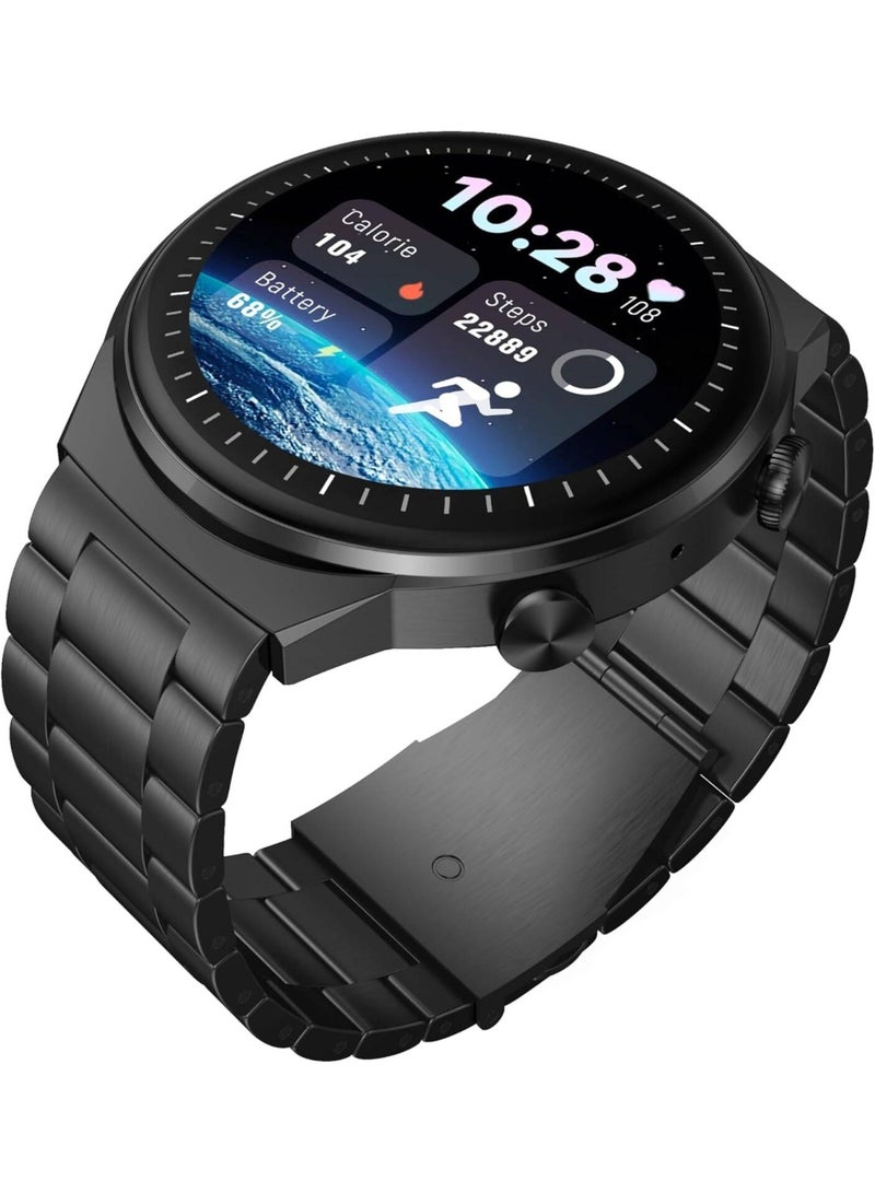 G-Tab GT3 Pro Max smartwatch/1.39 Inches Semi Amoled/IP68 Waterproof/One Click Connection/300 mAh Battery/Health monitoring/Multi sport Mode (Black) - Image 5