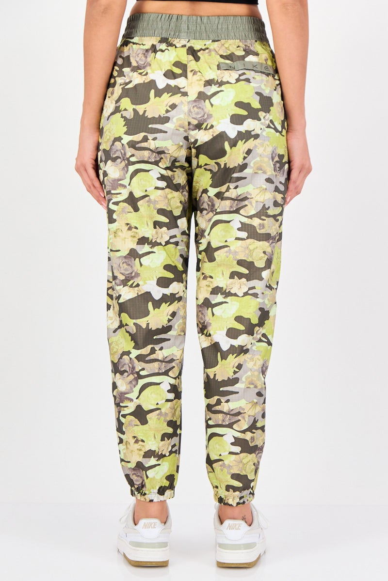 Nike Women Standarad Fit Training Camouflage Jogger Pants, Multicolor - Image 4