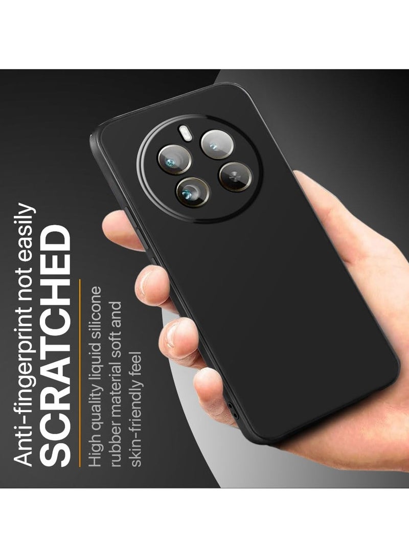 حافظة لهاتف Realme 12 Pro Plus / Realme 12 pro غطاء نحيف مناسب بلمسة نهائية غير لامعة حافظة واقية من السيليكون المرن الناعم مع حماية الكاميرا - Image 4