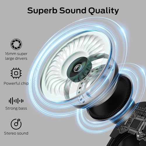 Monster Open Free AC100 Open Ear Headphones, Bluetooth 5.3 Wireless Earbuds with Earhooks, Immersive Stereo Sound by Dual Large Driver, Clear Talk, 30H Playtime,Waterproof Sport Earbuds for Running - Image 3