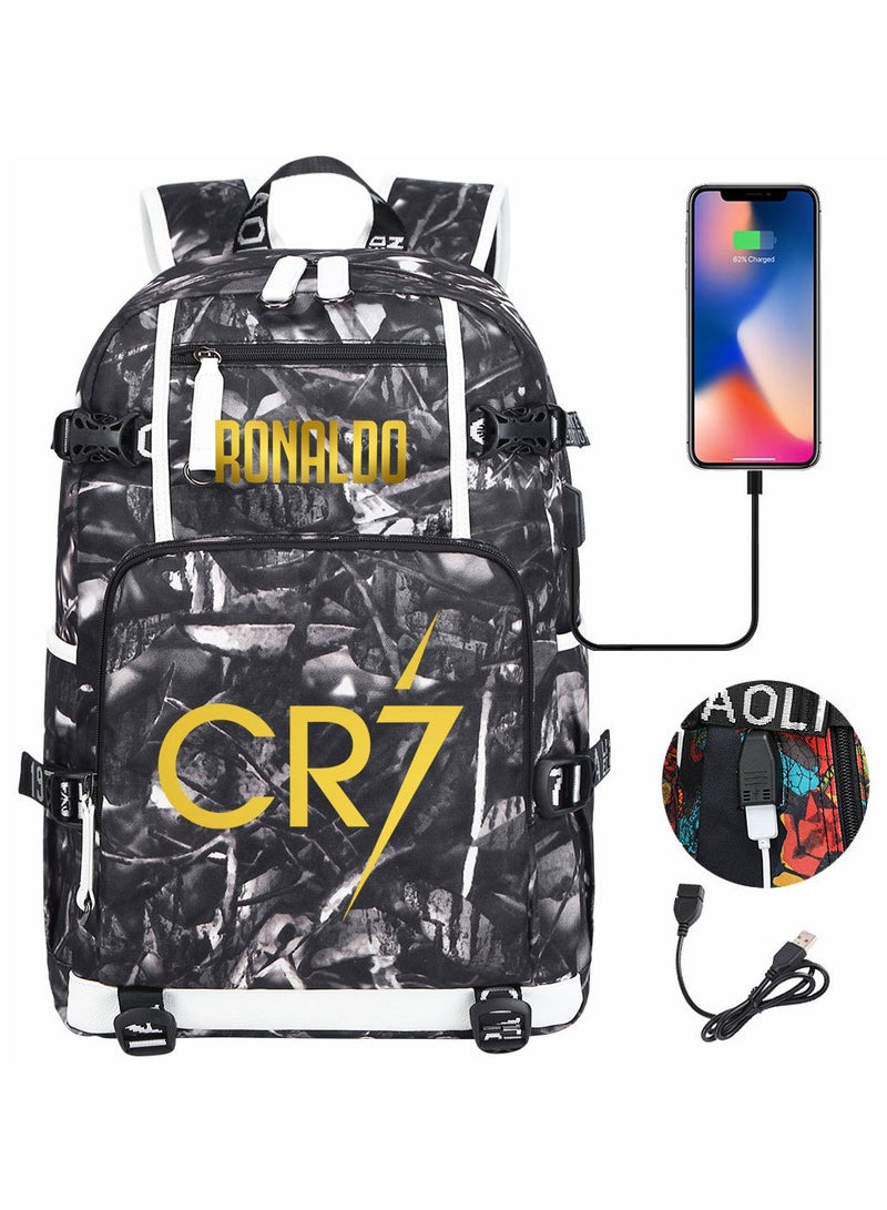 CR7 New Printed Backpack