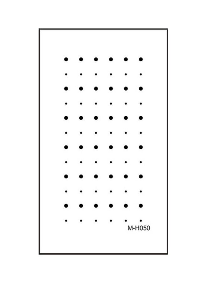 NIBEMINENT Waterproof Fashionable Temporary Tattoo Sticker Black - Image 1