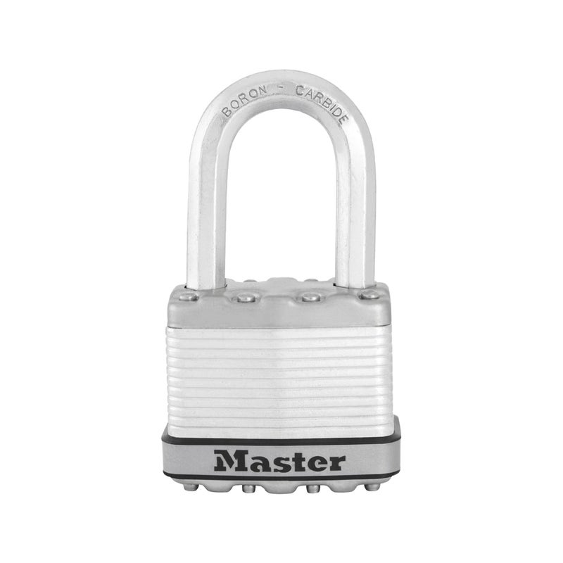 Master Lock M5XDLF Magnum Heavy Duty Padlock with Key 1 Pack Silver