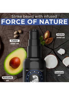bossman 2Oz Natural Beard Oil With Jojoba Argan Avocado Oil Scent (Royal Oud)  - Image 3