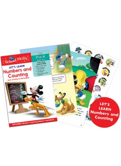 Disney Lets Learn - Numbers And Counting, Includes stickers & learning games 