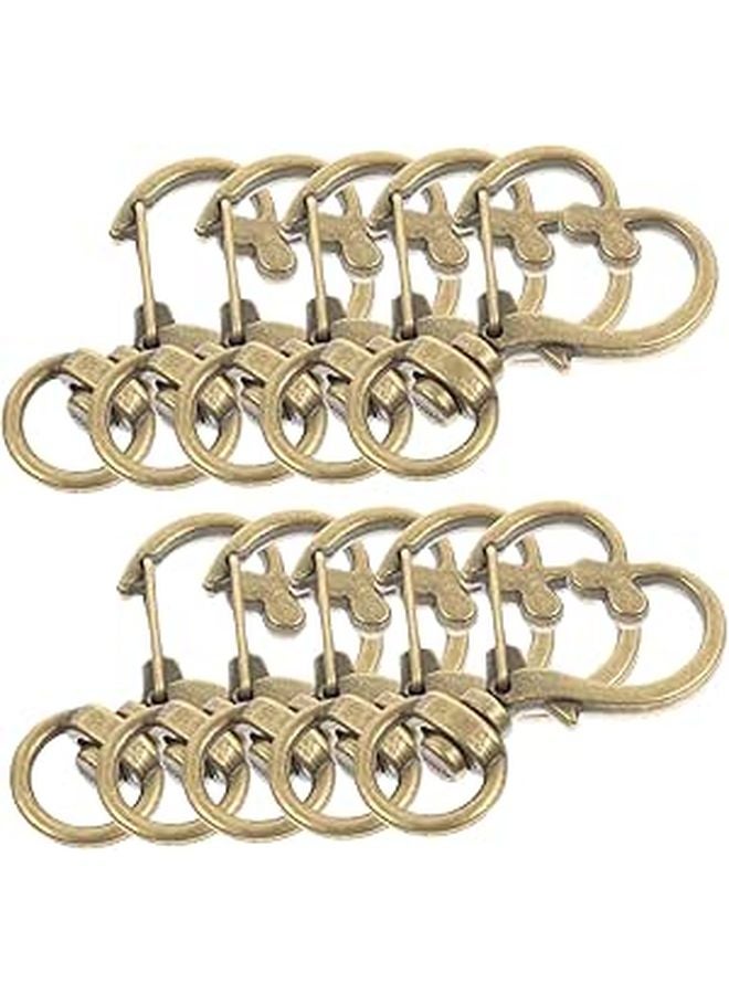 10 Pcs Silver Lobster Clasp Keychain Swivel Hooks For Lanyards Crafts Accessories - Image 1