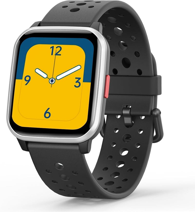 DMG Kids Smart Watch Boys, with Sleep Mode 20 Sports Modes HD Touch Screen 5 Games Pedometer,Kids Smart Watch for Kids 4-16 Ages,Birthday Gift Boys Girls,USB(Black) - Image 1