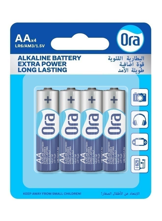 Ora Aa Alkaline Extra Power Long Lasting Battery, China
