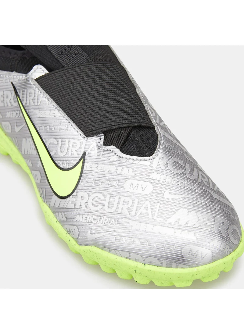 نايكي Kids' Zoom Mercurial Vapor 15 Academy XXV Turf Ground Shoe