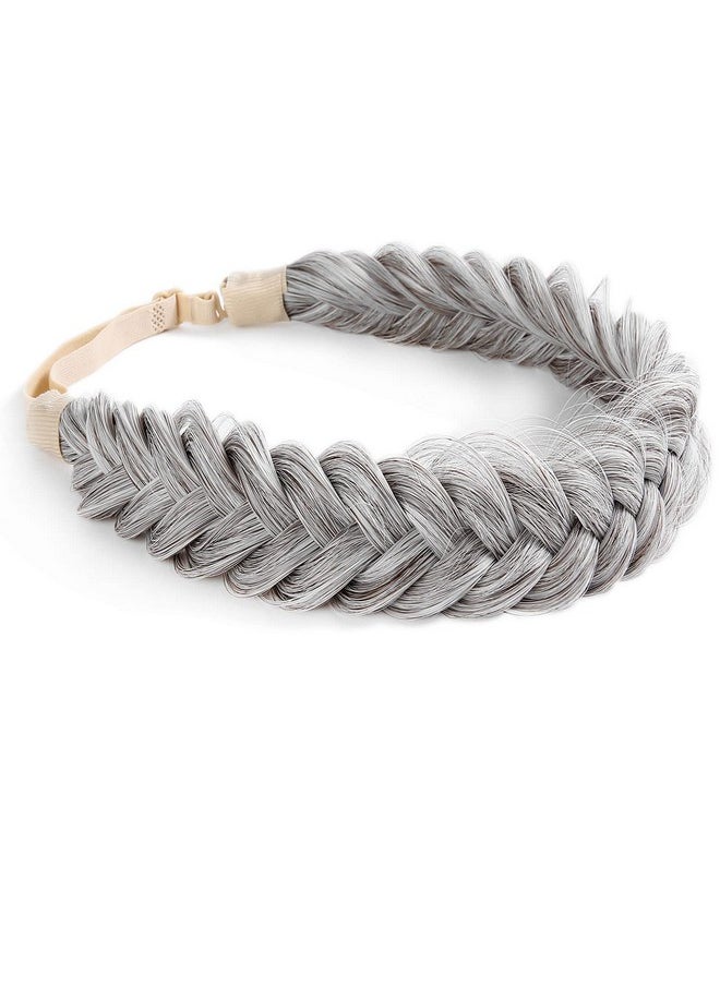 TOECWEGR - Oecwegr Synthetic Hair Braided Headband Classic Wide Strands Wedding Disorderly Fluffy Braids Wig Band Women Beauty Accessory - Image 1