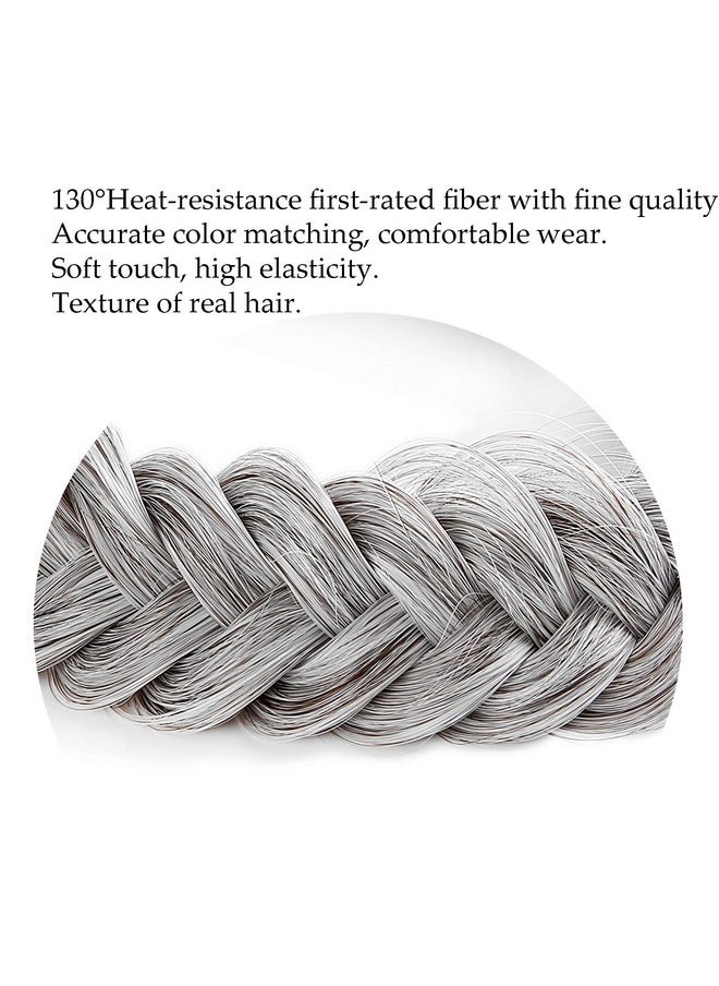 TOECWEGR - Oecwegr Synthetic Hair Braided Headband Classic Wide Strands Wedding Disorderly Fluffy Braids Wig Band Women Beauty Accessory - Image 1