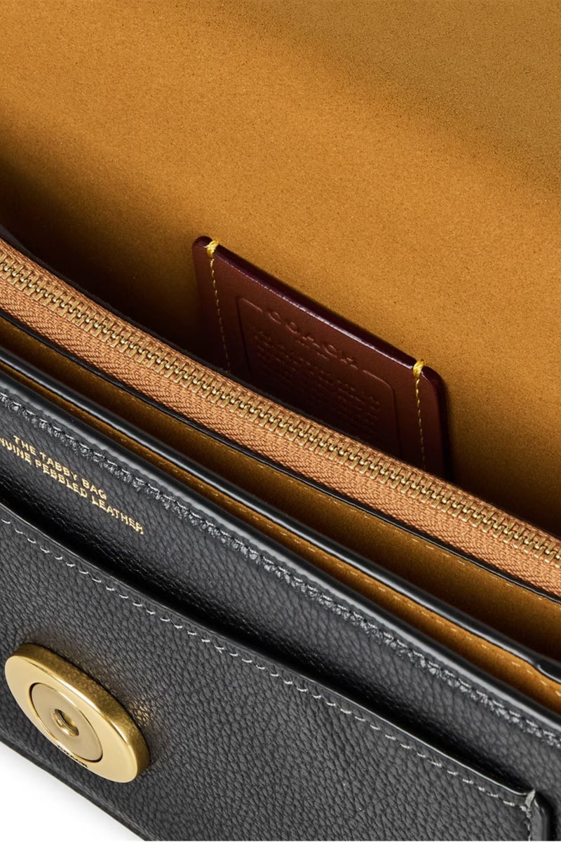 coachoutlet Coach outlet Signature Tabby 26 Leather and Canvas Shoulder Bag - Image 5