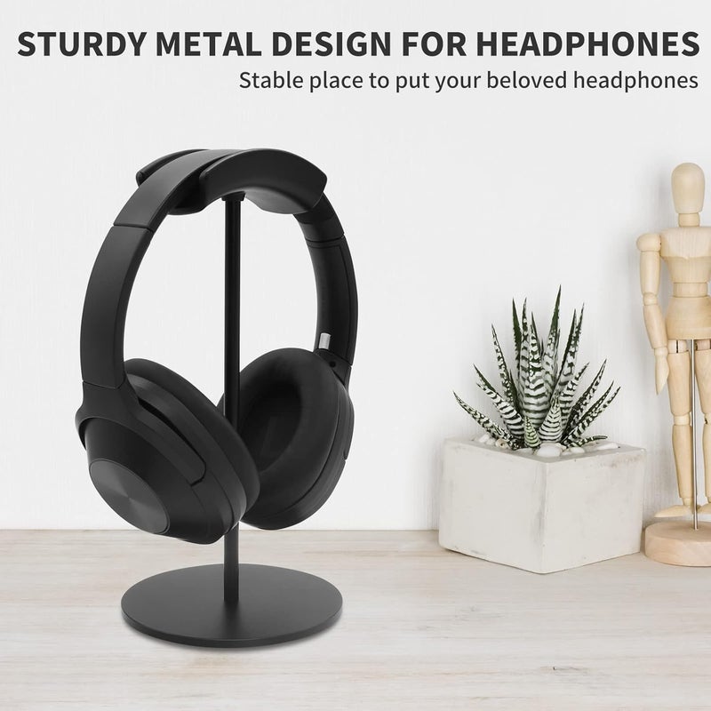 Srhythm Headphone Stand,Metal Headset Holder for Space-saving and Display - Image 3