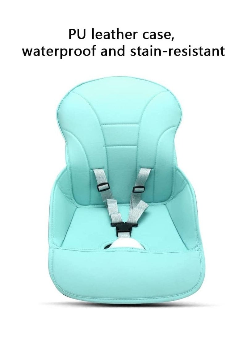 ORiTi 3 in 1 Convertible High Chair for Kids with Adjustable Height and Footrest, Baby Toddler Feeding Booster Seat with Tray, Wheels, Safety Belt - Image 4