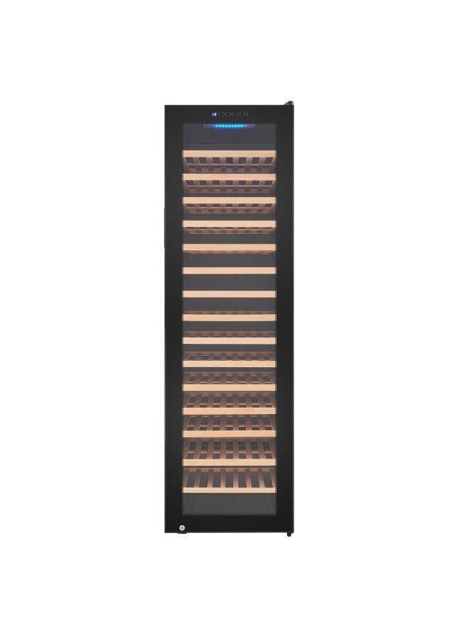 Vparty 108 Bottle Cooler Refrigerator Professional Compressor, Stainless Steel & Tempered Glass, Freestanding for Home, Kitchen, or Office (280L-108 Bottles) - Image 1