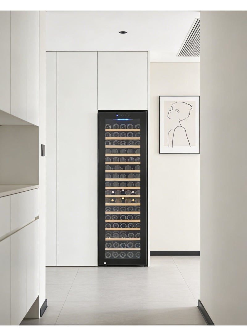 Vparty 108 Bottle Cooler Refrigerator Professional Compressor, Stainless Steel & Tempered Glass, Freestanding for Home, Kitchen, or Office (280L-108 Bottles) - Image 5