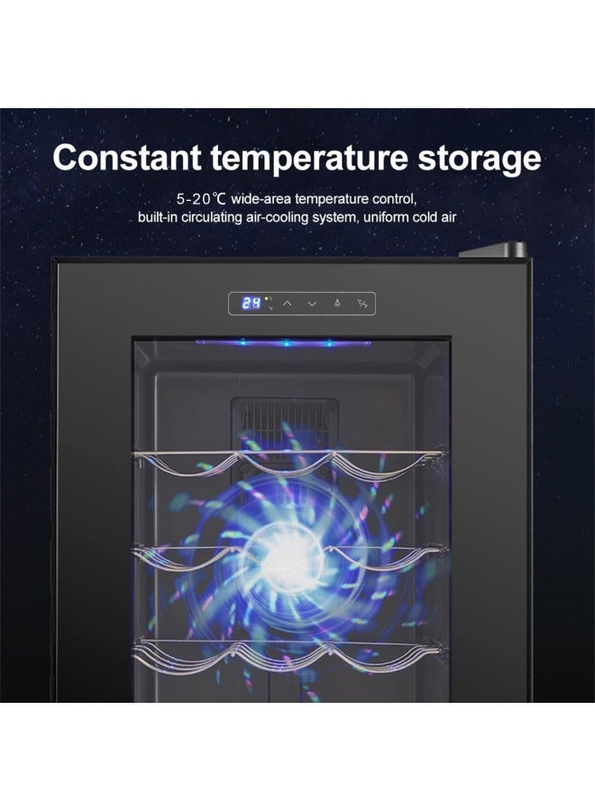 Vparty 108 Bottle Cooler Refrigerator Professional Compressor, Stainless Steel & Tempered Glass, Freestanding for Home, Kitchen, or Office (280L-108 Bottles) - Image 2