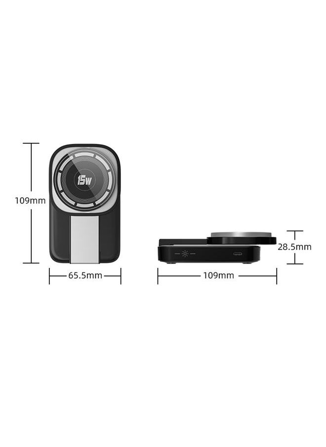 Green Tiger - C40 Folding 3 in 1 MagSafe Magnetic Wireless Charger with LED Light - Image 1