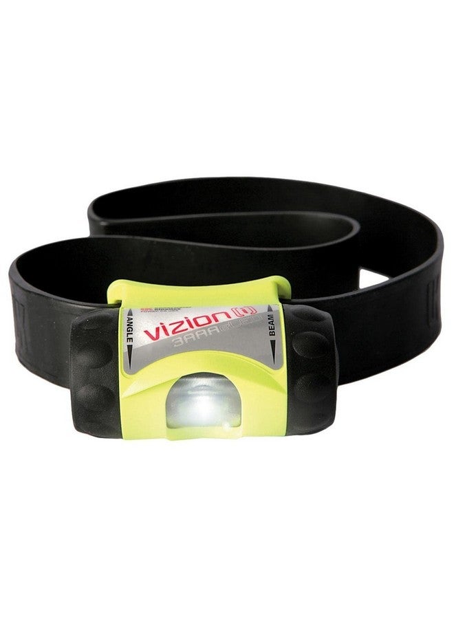 أندر ووتر كينيتكس Underwater Kinetics - 17007 UK3AAA Vizion eLED مصباح أمامي مقاوم للماء، حزام مطاطي/أصفر - Image 1