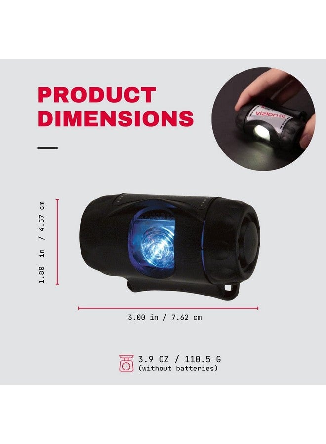 أندر ووتر كينيتكس Underwater Kinetics - 17007 UK3AAA Vizion eLED مصباح أمامي مقاوم للماء، حزام مطاطي/أصفر - Image 3