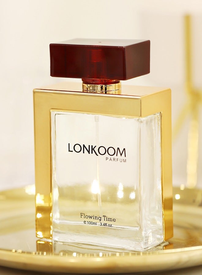 LONKOOM Flowing Time  EDT For Women 100ML - Image 4