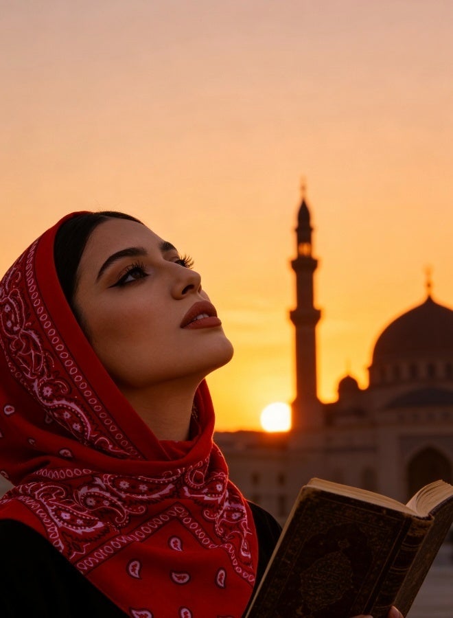 Classic Red and White Paisley Bandana Versatile Cotton Headscarf Multi Use Neck Scarf Hair Wrap and Face Cover for Daily Styling Outdoor Activities or Casual Fashion - Image 3