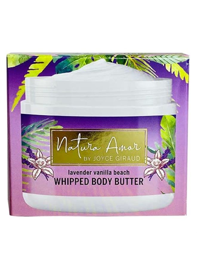 Miracle Elixir Collection Natura Amor by Joyce Giraud Whipped Body Butter - Creamy & Hydrating, Ideal for All Skin Types - Lavender Vanilla Beach, 4 Oz.