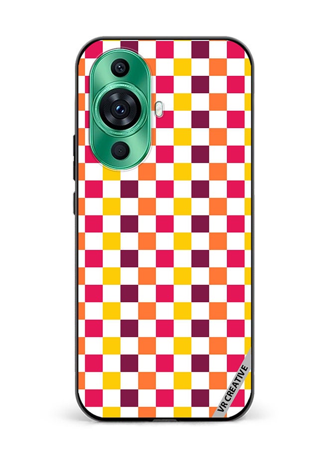 VR CREATIVE Protective Case Cover For Huawei nova 11 Ultra Seamless With Colorful Checkerboard1 Design Multicolour - Image 1