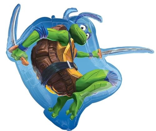 Anagram TMNT Theme 5th Birthday Party Supplies Ninja Turtle Mayhem Balloon Bouquet Decorations - Image 5