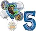 Anagram TMNT Theme 5th Birthday Party Supplies Ninja Turtle Mayhem Balloon Bouquet Decorations - Image 2