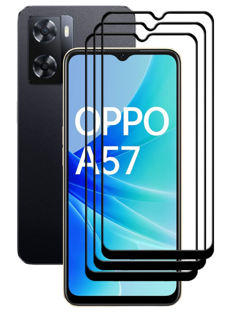ACLIX 3 Pieces Antistatic ESD Dustproof Premium Quality High Definition Tempered Glass Screen Protector Designed For Oppo A57 - Image 1