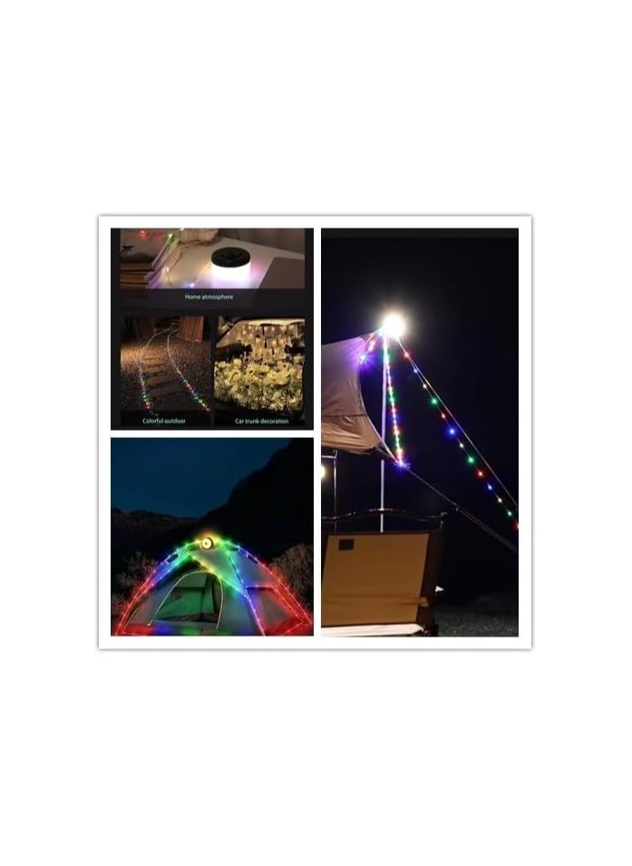 Portable Camping String Lights, Camping String Lights, Outdoor Waterproof String Lights, Camping String Lights, Camping String Lights, Camping Travel Home Emergency String Lights