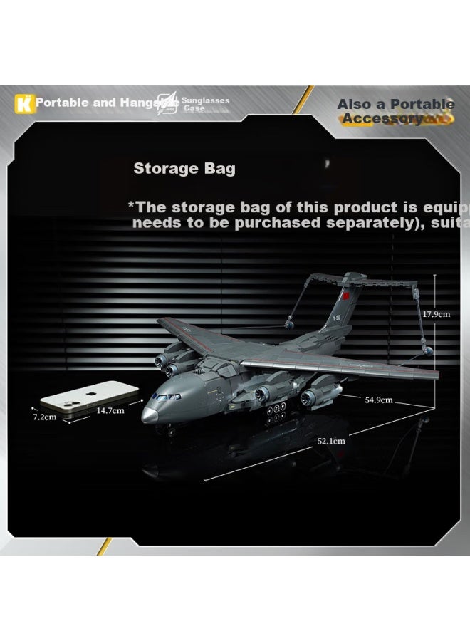Keeppley Military Aircraft Building Blocks Toy Large Model Birthday Gift For Men - Oil Transport 20 Aircraft 23034 - Image 2