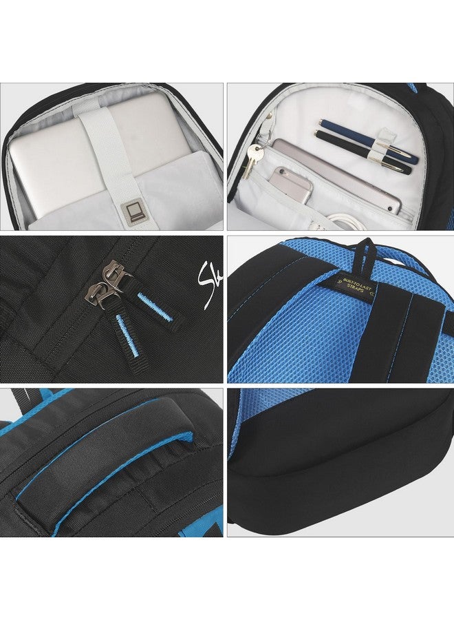 Skybags SKYBAGS KREW 01 LAPTOP BACKPACK (H) BLACK 2 Compartment, Laptop Backpack, Oganizer - Image 5