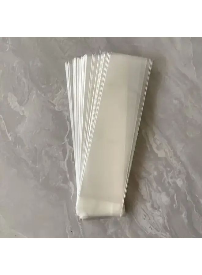 100 Pcs 9x29 5 Inch OPP Plastic Bread Bags Long Strip Transparent Reusable Packaging - Image 5