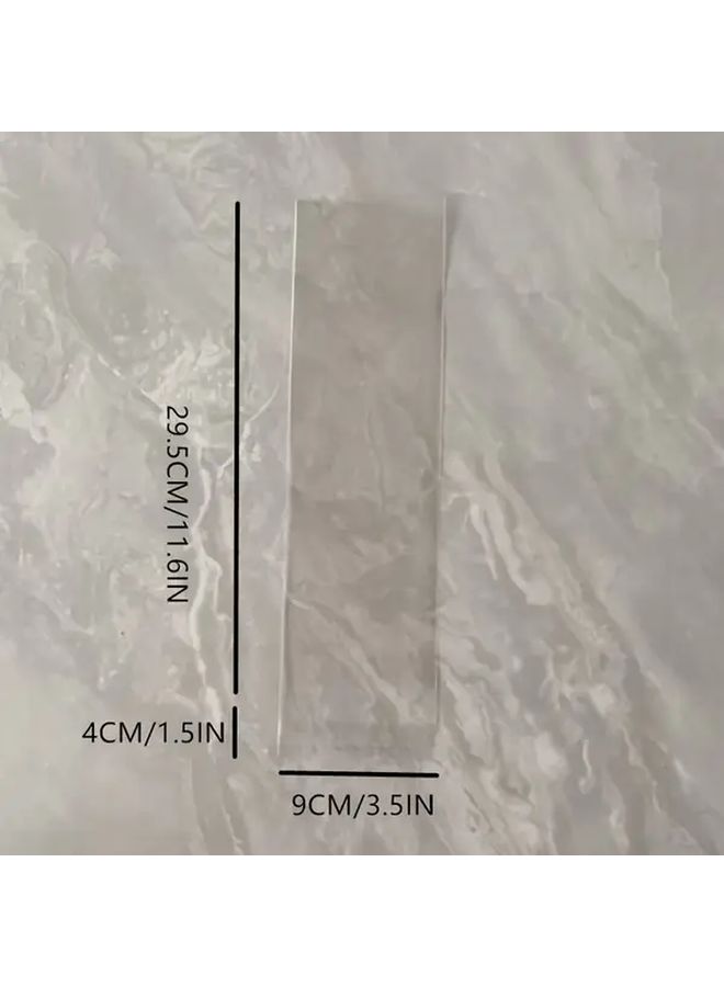100 Pcs 9x29 5 Inch OPP Plastic Bread Bags Long Strip Transparent Reusable Packaging - Image 2
