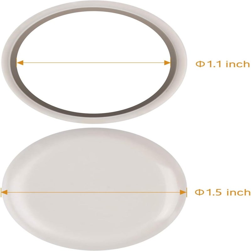 24 PCS Self-Stick Furniture Sliders,1-1/2 Inch Furniture Glides for Carpet,Chair Sliders for Furniture-Adhesive Furniture Moving Pads - Image 5