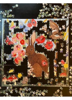 eeboo : Piece And Love Poppy Bunny 1000Piece Square Adult Jigsaw Puzzle, Jigsaw Puzzle For Adults And Families, Includes Glossy, Sturdy Pieces And Minimal Puzzle Dust  - Image 5