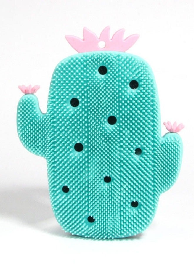 Portable and easy to bubble massage bath brush