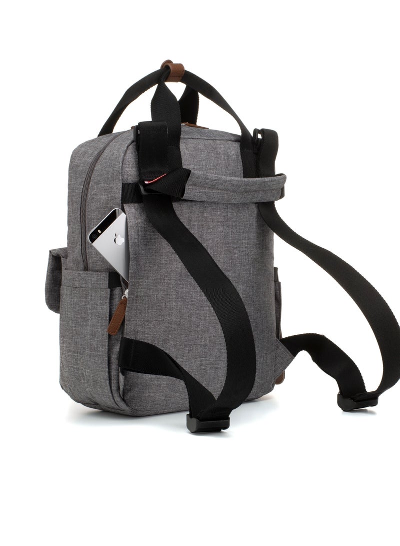 Georgi eco Convertible Diaper Bag - Grey