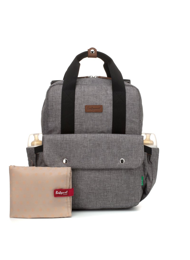 Georgi eco Convertible Diaper Bag - Grey