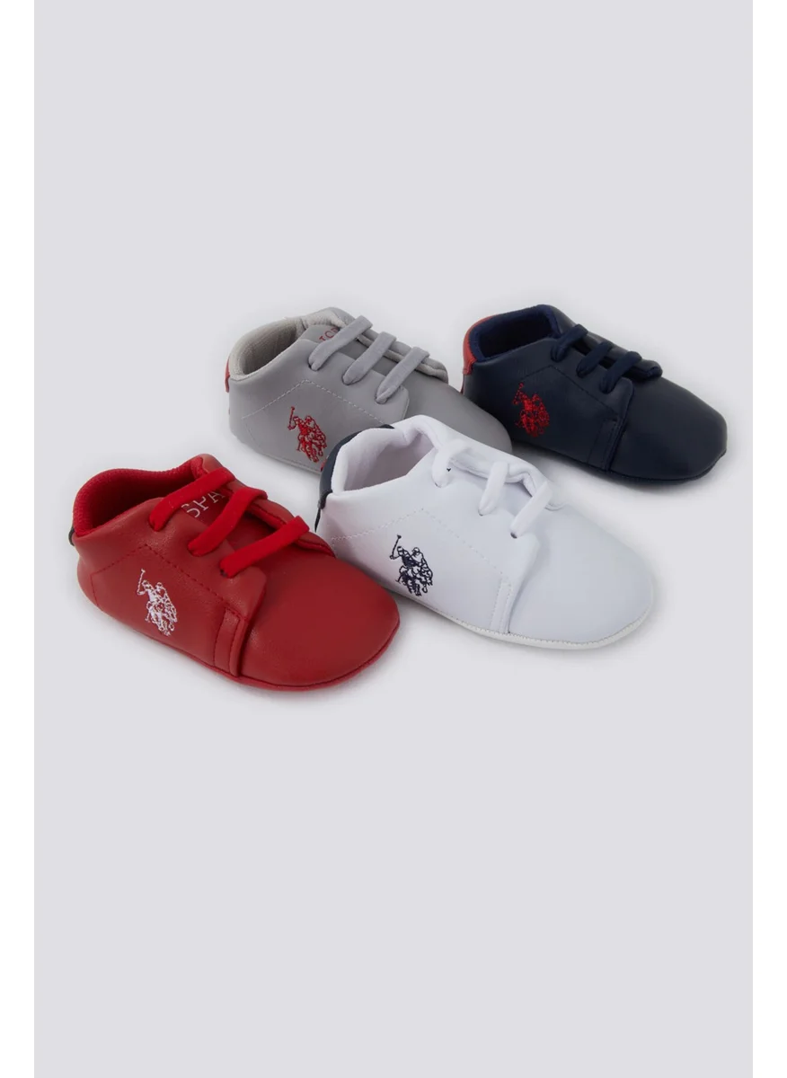 يو اس بولو اسن Comfortable Gray Baby Boy Shoes