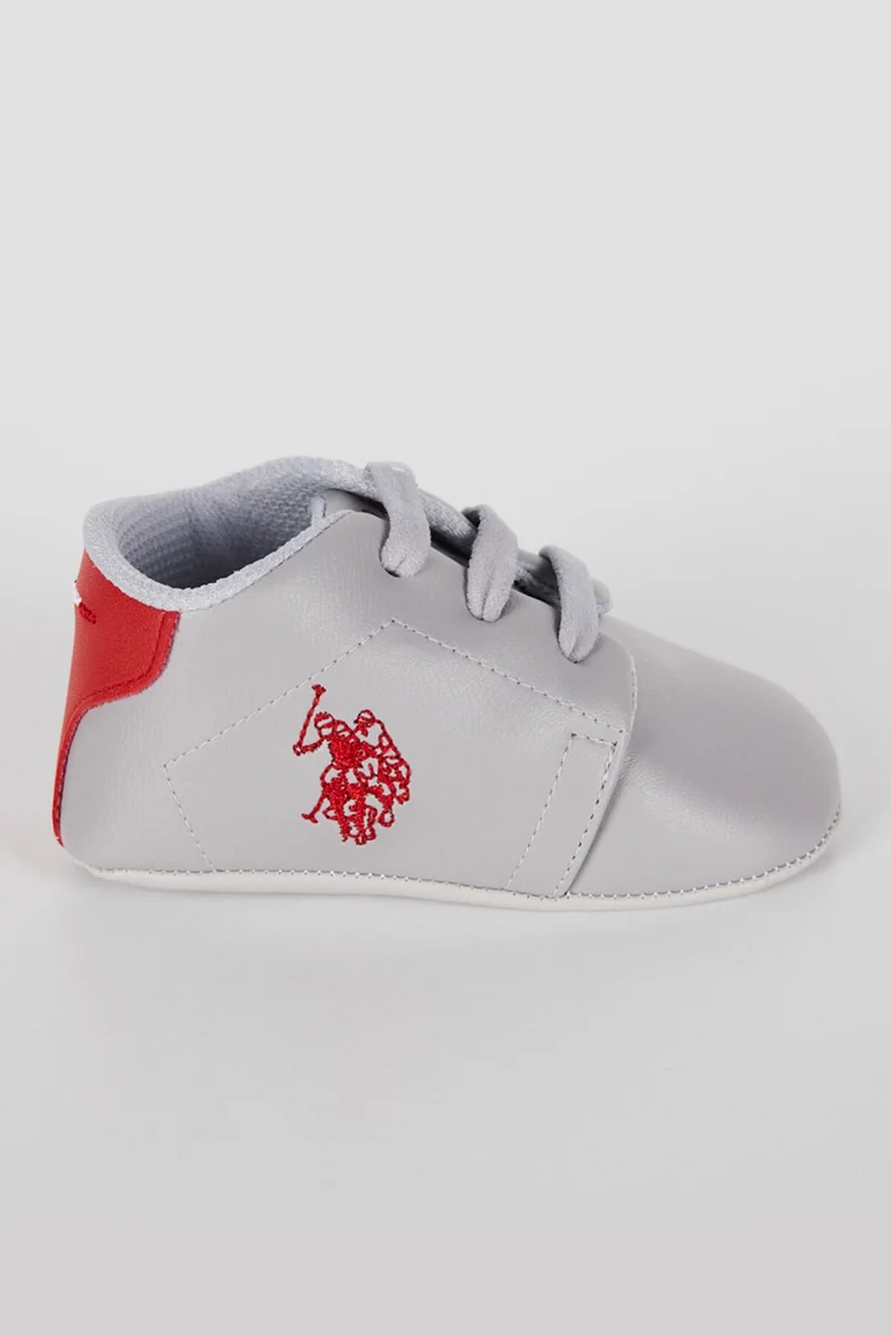 U.S. Polo Assn. Comfortable Gray Baby Boy Shoes