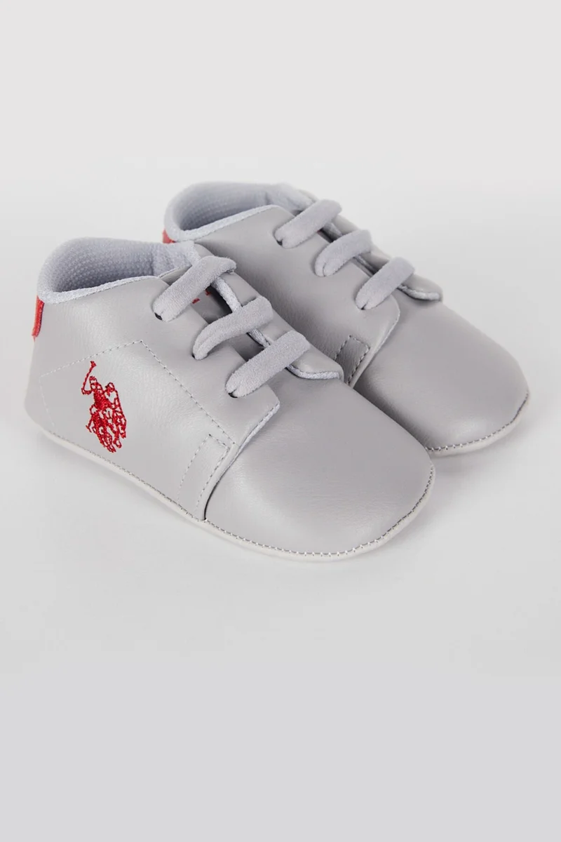 U.S. Polo Assn. Comfortable Gray Baby Boy Shoes