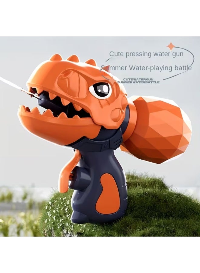 Goolsky Manual Pump Water Gun Toy, Dinosaur, Repeating Water Gun, Squirt Gun, Summer Water Fight Toy, Uncharged, ABS Material, for Boys, Girls, Kids - Image 4