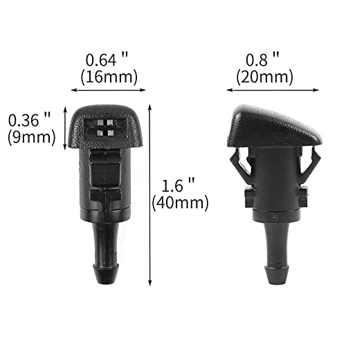 TOTMOX Windshield Washer Spray Compatible with Hyundai Compatible with Jeep Compatible with Chrysler Compatible with Dodge Replace 986303J000 98630-3J000 98630-1G100 98630-Yy000 98630 2K10 - Image 4