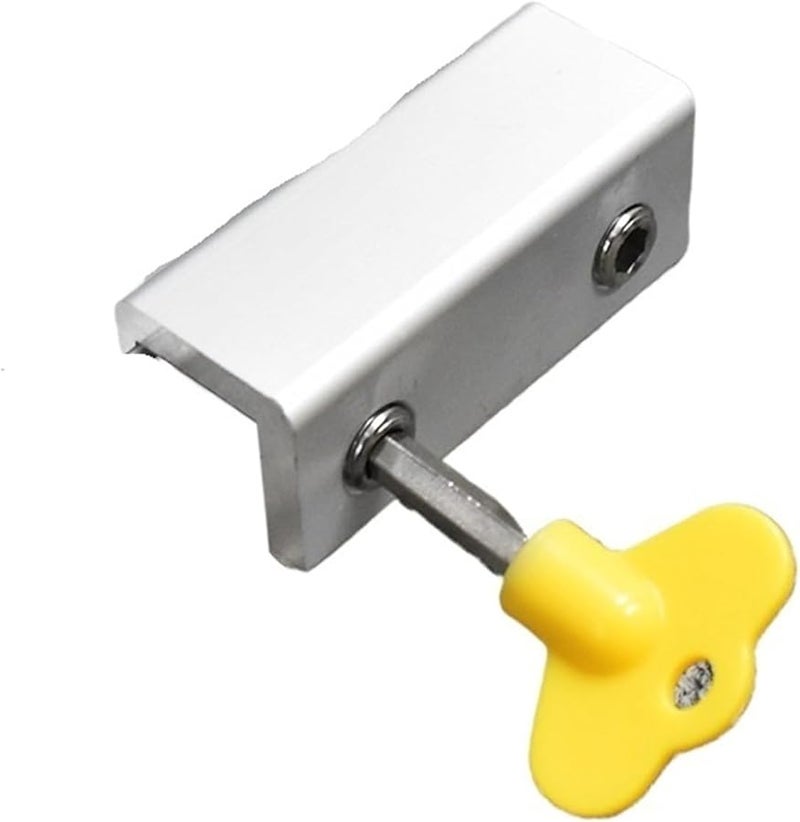 Type 2 Sliding Window Door Locks 8 Pcs Aluminum Alloy Lock Stopper Multiple Sizes - Image 1