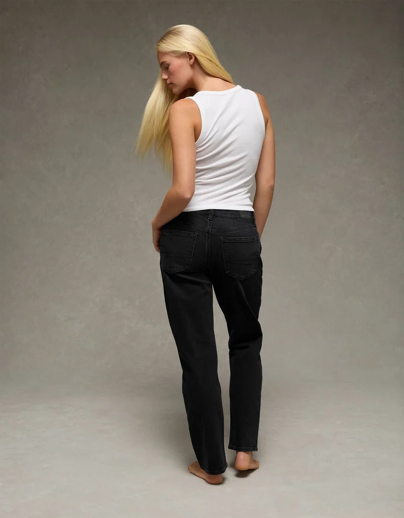 American Eagle  AE High-Waisted Straight Jean for Women | Best Price UAE