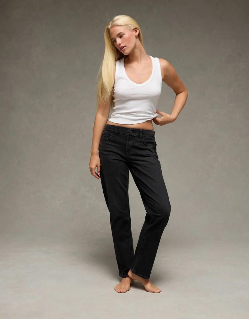 AE High-Waisted Straight Jean